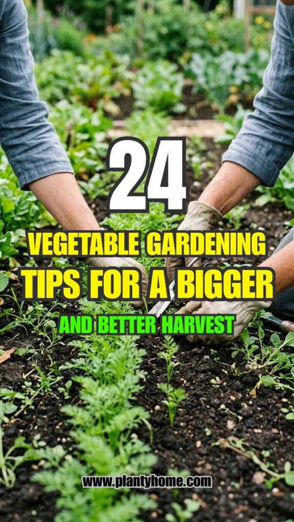 24 Vegetable Gardening Tips for a Bigger and Better Harvest